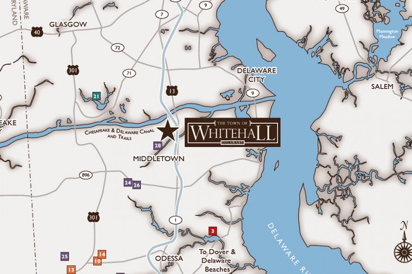 Town of Whitehall Master Plan & Village Maps Delaware